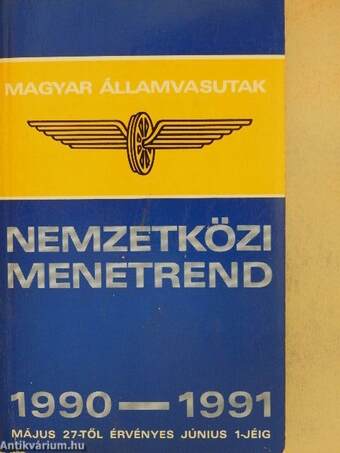 Nemzetközi menetrend 1990-1991