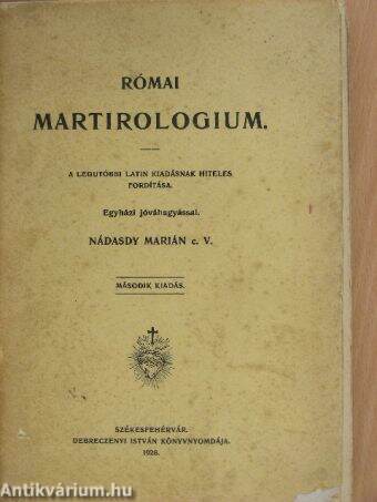 Római martirologium