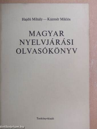 Magyar nyelvjárási olvasókönyv