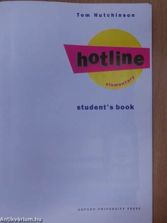 Hotline - Elementary - Student's Book/Workbook