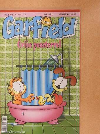 Garfield 2002/3. március (olvasatlan, nyomdatiszta állapotú)