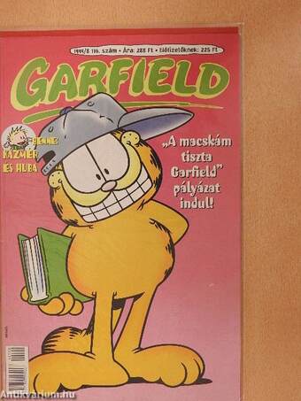 Garfield 1999/8. (olvasatlan, nyomdatiszta állapotú)