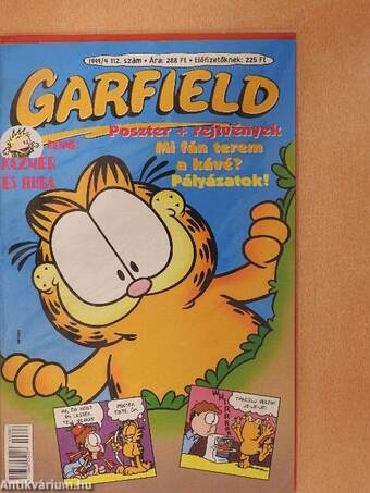 Garfield 1999/4. (olvasatlan, nyomdatiszta állapotú)