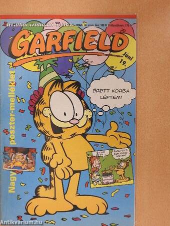 Garfield 1996/6. (olvasatlan, nyomdatiszta állapotú)