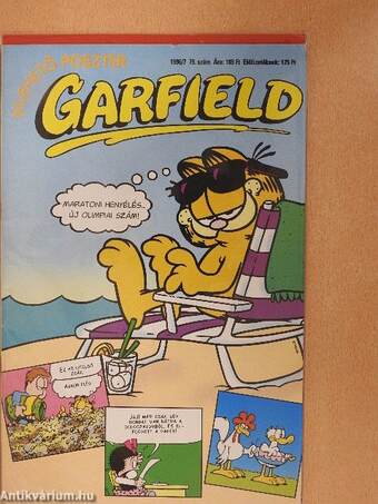 Garfield 1996/7. (olvasatlan, nyomdatiszta állapotú)