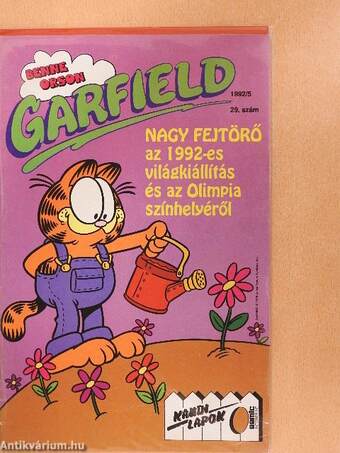 Garfield 1992/5. május (olvasatlan, nyomdatiszta állapotú)