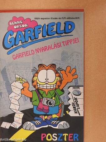 Garfield 1992/8. augusztus (olvasatlan, nyomdatiszta állapotú)