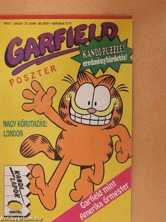 Garfield 1993/1. január (olvasatlan, nyomdatiszta állapotú)