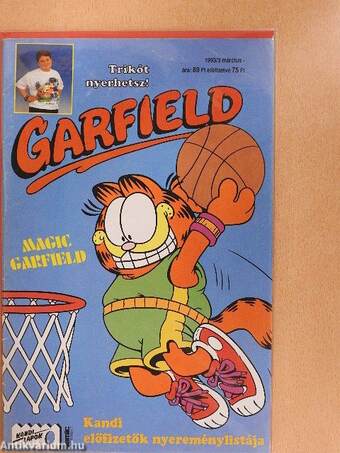 Garfield 1993/3. március (olvasatlan, nyomdatiszta állapotú)