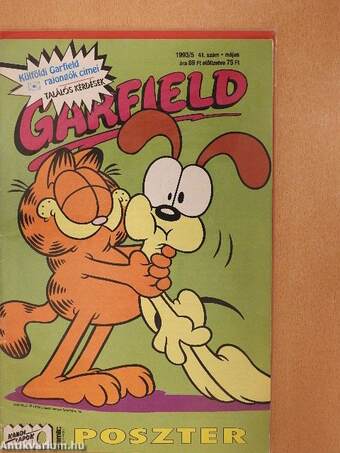 Garfield 1993/5. május (olvasatlan, nyomdatiszta állapotú)