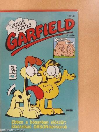 Garfield 1991/2. (olvasatlan, nyomdatiszta állapotú)