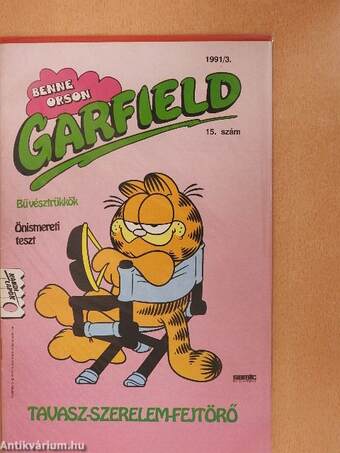 Garfield 1991/3. (olvasatlan, nyomdatiszta állapotú)