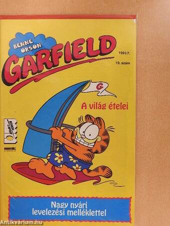 Garfield 1991/7. (olvasatlan, nyomdatiszta állapotú)