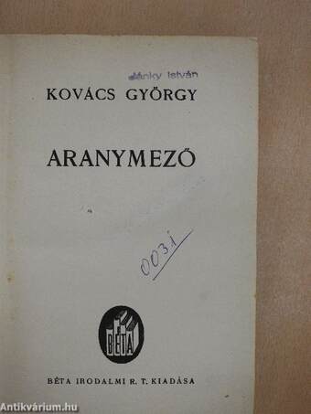 Aranymező