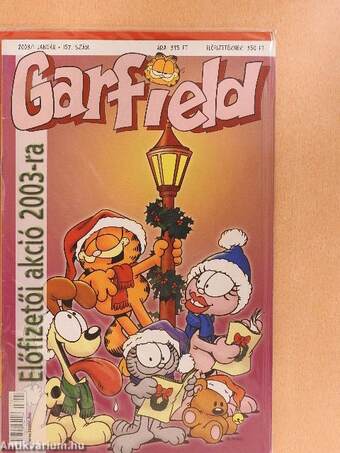 Garfield 2003/1. január (olvasatlan, nyomdatiszta állapotú)