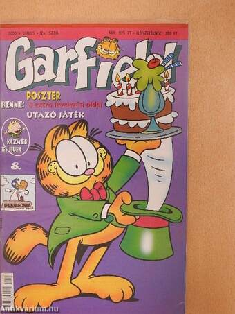 Garfield 2000/6. június (olvasatlan, nyomdatiszta állapotú)