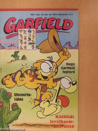 Garfield 1995/5. május (olvasatlan, nyomdatiszta állapotú)