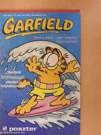 Garfield 1995/7. július (olvasatlan, nyomdatiszta állapotú)