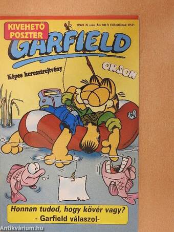 Garfield 1996/4. (olvasatlan, nyomdatiszta állapotú)