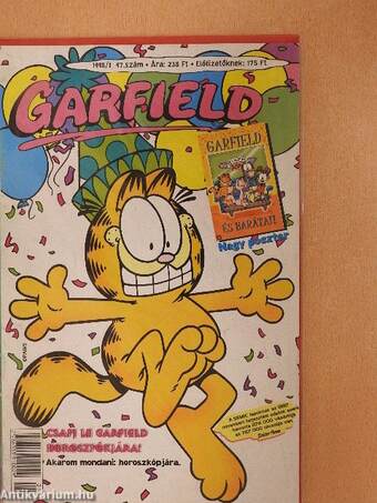 Garfield 1998/1. (olvasatlan, nyomdatiszta állapotú)