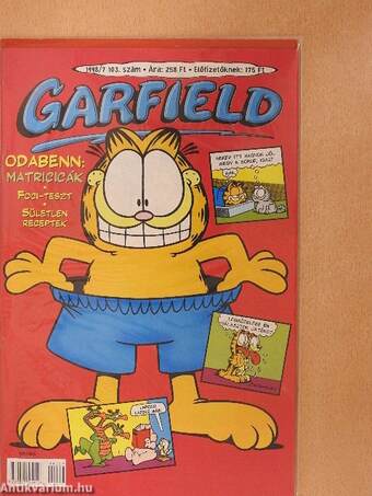 Garfield 1998/7. (olvasatlan, nyomdatiszta állapotú)