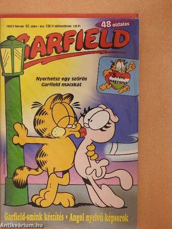 Garfield 1995/2. február (olvasatlan, nyomdatiszta állapotú)