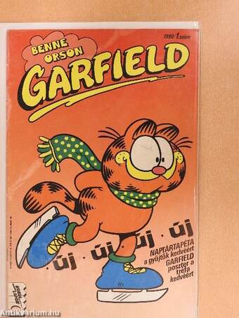 Garfield 1990/1. (olvasatlan, nyomdatiszta állapotú)