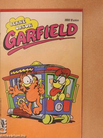 Garfield 1990/9. (olvasatlan, nyomdatiszta állapotú)