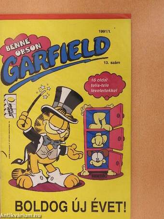 Garfield 1991/1. (olvasatlan, nyomdatiszta állapotú)