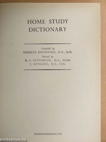 Home Study Dictionary