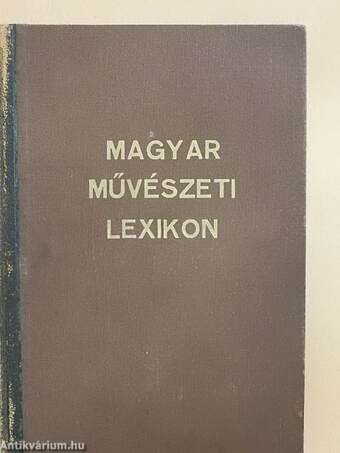 Magyar művészeti lexikon