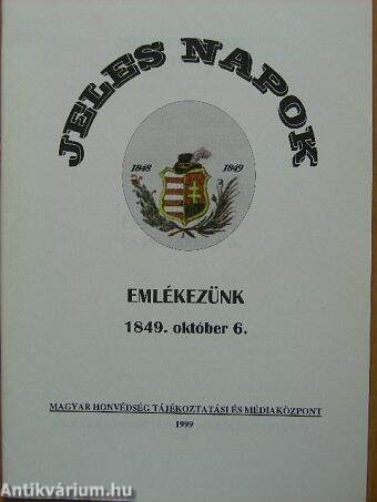 Emlékezünk 1849. október 6.