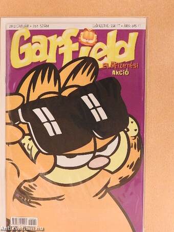 Garfield 2012. január (olvasatlan, nyomdatiszta állapotú)