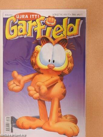 Garfield 2011. április (olvasatlan, nyomdatiszta állapotú)