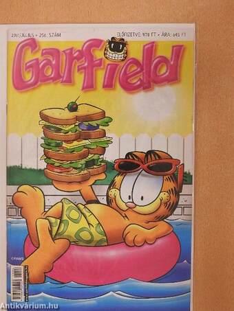 Garfield 2011. július (olvasatlan, nyomdatiszta állapotú)