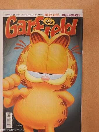 Garfield 2009/10. október (olvasatlan, nyomdatiszta állapotú)