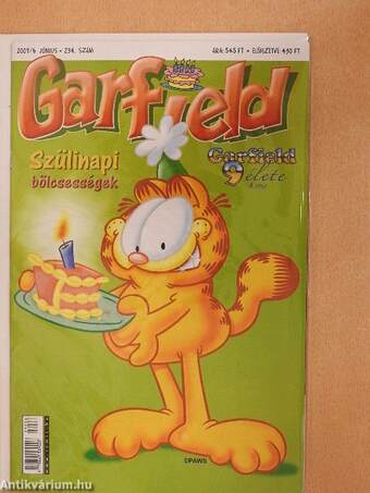 Garfield 2009/6. június (olvasatlan, nyomdatiszta állapotú)