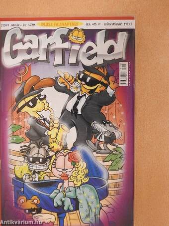 Garfield 2008/1. január (olvasatlan, nyomdatiszta állapotú)