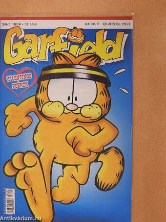 Garfield 2008/2. február (olvasatlan, nyomdatiszta állapotú)