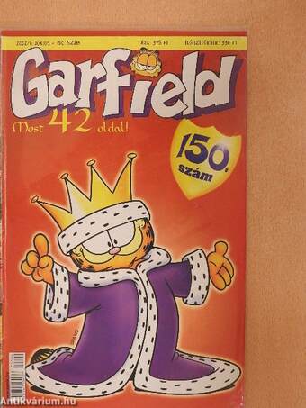 Garfield 2002/6. június (olvasatlan, nyomdatiszta állapotú)