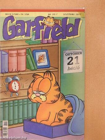 Garfield 2002/10. október (olvasatlan, nyomdatiszta állapotú)