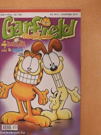 Garfield 2008/4. április (olvasatlan, nyomdatiszta állapotú)