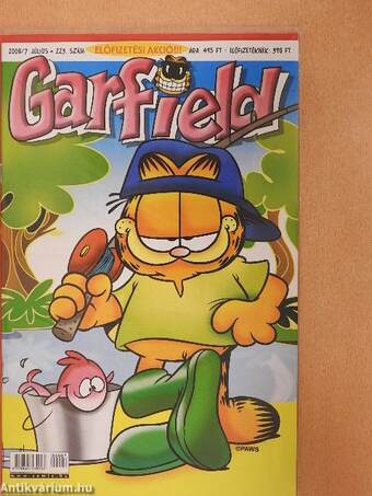 Garfield 2008/7. július (olvasatlan, nyomdatiszta állapotú)