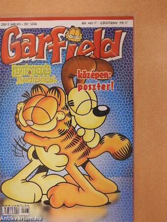 Garfield 2007/3. március (olvasatlan, nyomdatiszta állapotú)