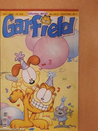 Garfield 2005/1. január (olvasatlan, nyomdatiszta állapotú)