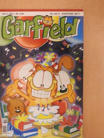 Garfield 2005/6. június (olvasatlan, nyomdatiszta állapotú)