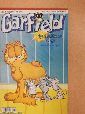 Garfield 2005/8. augusztus (olvasatlan, nyomdatiszta állapotú)