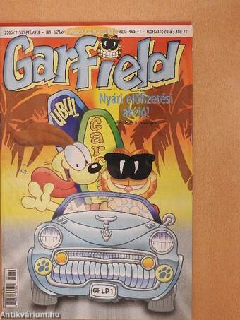 Garfield 2005/9. szeptember (olvasatlan, nyomdatiszta állapotú)