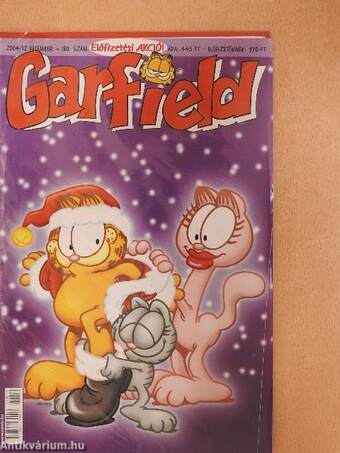 Garfield 2004/12. december (olvasatlan, nyomdatiszta állapotú)