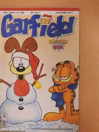 Garfield 2004/1. január (olvasatlan, nyomdatiszta állapotú)